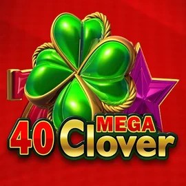 Logo of 40 Mega Clover from Amusnet Interactive at Spinjo Casino