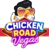 Chicken Road Vegas logo by InOut at Spinjo CasinoChicken Road Vegas