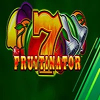 Logo of Fruitinator Jackpot King from Blueprint Gaming at Spinjo Casino