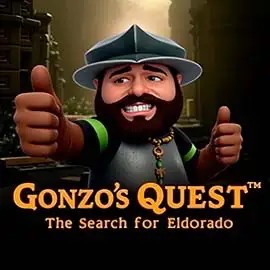 Logo of Gonzo's Quest from NetEnt at Spinjo Casino