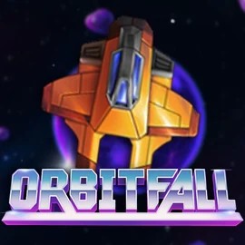 Orbitfall slot logo by ELK Studios at Spinjo CasinoOrbitfall