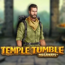 Temple Tumble Megaways slot logo by Relax Gaming at Spinjo CasinoTemple Tumble Megaways